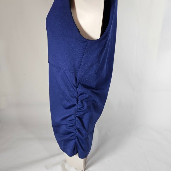 Athleta Blue Tank Top with Bra Insert Women's Size 36D Fitted - Picture 2 of 6